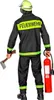 Feuerwehrmann Uniform Kostüm Größe: S Produktbild-Vorschau 4