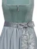 Dirndl Irsee 65cm Länge jade-cloud 42 Produktbild-Vorschau 2