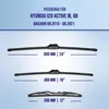 alca® Scheibenwischer mit Heckwischer ideal für HYUNDAI i20 Produktbild-Vorschau 2