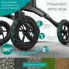 ELONEO Rollator pieghevole con sedile, rollator per esterni Anteprima dell’immagine prodotto 5
