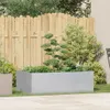 vidaXL Fioriera 120x80x40 cm Acciaio zincato Anteprima dell’immagine prodotto 3