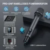 TONOR TW550 Funkmikrofon Set mit Akku – 2x kabellose UHF Produktbild-Vorschau 6