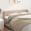vidaXL Kopfteil mit Ohren Cappuccino-Braun 203x23x78/88 cm Produktbild-Vorschau 2