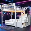 Łóżko piętrowe Flex o wymiarach 140x200 cm z oświetleniem Podgląd zdjęcia produktu 4
