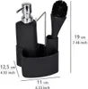 WENKO Spül-Set Mod. Empire Schwarz, mit Spülbürste Produktbild-Vorschau 3
