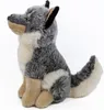 Kuscheltier Wolf sitzend 28 cm beige-grau Produktbild-Vorschau 2