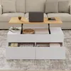 Sweiko 100x50x40cm couchtisch Höhenverstellbarer Produktbild-Vorschau 15