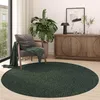 Tappeto Verde Unicolore Melange Lavabile Soggiorno Camera Anteprima dell’immagine prodotto 3