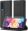 Samsung Galaxy A50 Hülle Leder Wallet Case mit Schutzfolie Produktbild-Vorschau 1