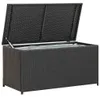 vidaXL Zahradní box z polyratanu 100x50x50 cm černý Náhled obrázku produktu 7