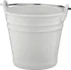 Blumentopf, Übertopf mit Henkel Porzellan weiß H. 14cm D. Produktbild-Vorschau 4