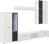 Salsa Schrankwand Anbauwand Wohnzimmer Weiss matt Produktbild-Vorschau 2