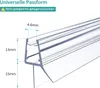 A close-up diagram of a shower door seal with dimensions indicated. Anteprima dell’immagine prodotto
