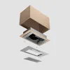 Exploded view of a range hood, showing its internal components and housing. Náhled obrázku produktu