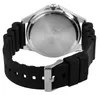 Q&Q Herrenuhr mit Silikonarmband, 5 bar, schwarz/blau Produktbild-Vorschau 3