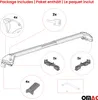Barres de toit transversales pour BMW X3 F25 G01 2011-2025 Voir les images du produit 8