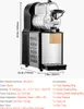 A slushy machine with dimensions and specifications displayed. Produktbild-Vorschau
