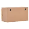 vidaXL Nid de poule 3 compartiments 72 x 33 x 38 cm Pin Voir les images du produit 12