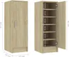 vidaXL Armoire à chaussures Chêne Sonoma 32x35x92 cm Bois Voir les images du produit 14