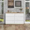 okwish Komoda se spoustou úložného prostoru, skříň se 6 Náhled obrázku produktu 5