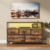 SONGMICS Kommode mit LED-Beleuchtung, Sideboard, Produktbild-Vorschau 1