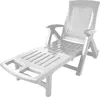 Ipae Pro Garden 75329 Liegestuhl Weiß  Weiß One Size Produktbild-Vorschau 7