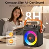 Karaoke přístroj, přenosný, Bluetooth 5.3, 2 bezdrátové Náhled obrázku produktu 5