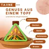 Tajine, originario del Marocco, con ricettario della cucina Anteprima dell’immagine prodotto 6