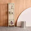 sweeek - Schrank aus Stahl und gehärtetem Glas, 1 Tür, 160 Produktbild-Vorschau 2