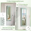 GOPLUS Schmuckschrank haengend, Schmuck Hängeschrank mit Produktbild-Vorschau 3