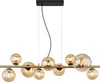Globo Lighting Hängeleuchte Metall schwarz matt, 9x G9 LED Produktbild-Vorschau 8