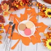 8 Stück Tischsets mit Ahornblättern im Herbst-Stil, Produktbild-Vorschau 3