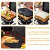 Toasted Sandwich Maker,Antihaft gegrilltes Sandwich Panini Produktbild-Vorschau 3