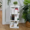 Regał Relaxdays, obracany o 360 stopni, 3 półki, na Podgląd zdjęcia produktu 2