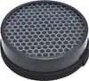 A round air filter with a honeycomb pattern. Produktbild-Vorschau
