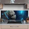 DEQORI Küchenrückwand Glas 125x50 cm 'Niedlicher Baby Produktbild-Vorschau 3