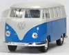 VW Bus Bulli T1 blau Modellauto 11,5 cm Metall Spritzguss Produktbild-Vorschau 1