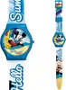 A product image showing a Mickey Mouse watch, with a close-up of the watch face and a full view of the watch laid out. Produktbild-Vorschau