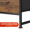 Kommode mit 6 Schubladen aus Stoff, Holzplatte ,Breit 80 Produktbild-Vorschau 5