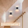 ZMH Led Wandleuchte 2ER Aussen Schwarz Wandlampe G9 Produktbild-Vorschau 3