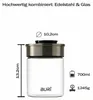 BURI Vorratsglas Vakuumglas 3er Set 700ml | Vorratsdosen Produktbild-Vorschau 4