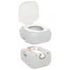 A portable camping toilet and its waste tank are shown against a white background. Náhľad obrázku produktu