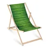Holz Liegestuhl klappbar „Bamboo“ – Gartenstuhl Relaxstuhl Sonnenliege Balkon Terrasse Naturdesign Produktbild-Vorschau