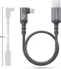 deleyCON 0,5m USB C Kabel Kurz Winkel 90 Grad USB-A auf Produktbild-Vorschau 3