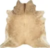vidaXL Teppich Echtes Rindsleder Beige 180x220 cm Produktbild-Vorschau 1