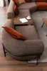 Modernes Ecksofa L-Form Couch Stoffsofas Edelstahl Produktbild-Vorschau 3