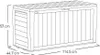 Keter Gartenbox Kissenbox Aufbewahrungsbox Marvel Plus Box Produktbild-Vorschau 20