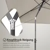 Sekey Sonnenschirm Balkonschirm 210 x 140 cm Rechteckig Produktbild-Vorschau 4