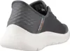 A close-up rear view of a gray Skechers Go Walk Flex Hnds Up shoe. Anteprima dell’immagine prodotto