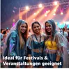 8x Einweg Regenjacke mit Kaputze transparent Einheitsgröße Produktbild-Vorschau 3